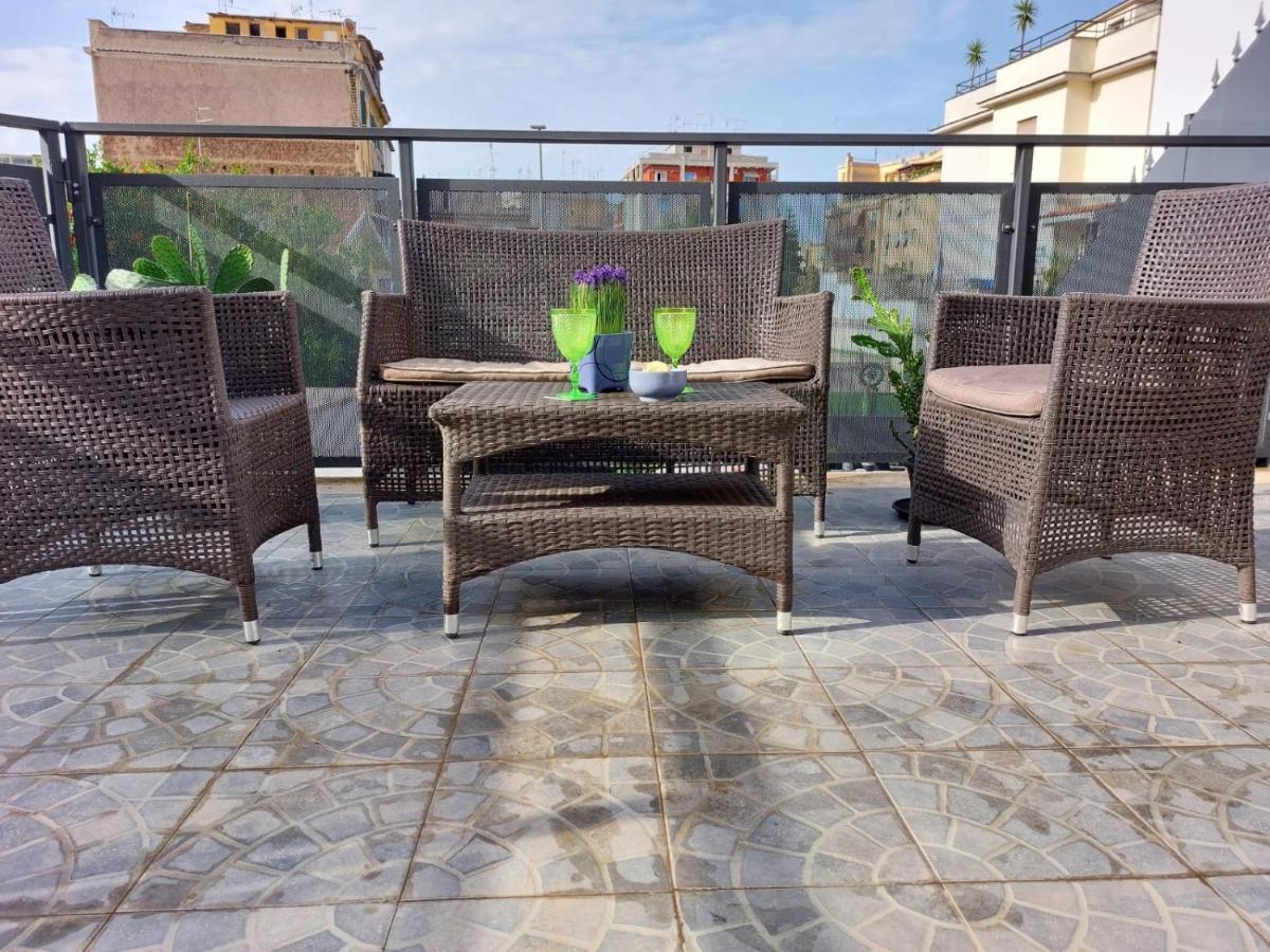 Ferienwohnung Vic Pigneto, Luxury House Terrace Roma Exterior foto